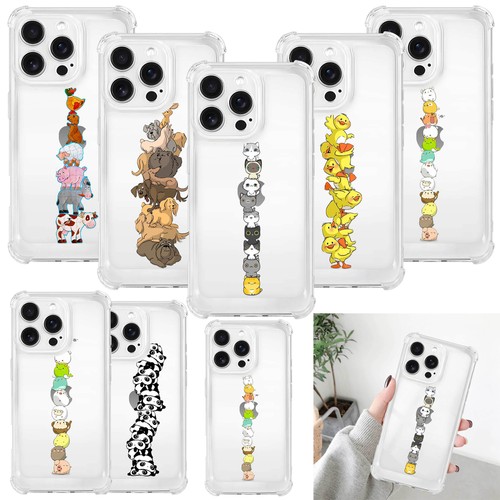 Cute animal pattern tpu phone - animal,